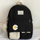 Kawaii Floral Backpack – Cute and Modern for School and Travel