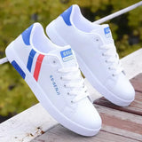 Men’s Leather Sneakers – Casual Outdoor Shoes with Vulcanized Sole, Lace-up High Quality Shoes for Men, Tenis Hombres