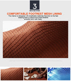 Men’s Leather Sport Sneakers – Breathable, Non-Slip Running & Walking Shoes for Autumn