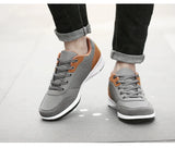 Men’s Leather Sport Sneakers – Breathable, Non-Slip Running & Walking Shoes for Autumn