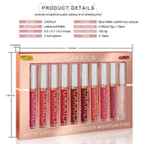 Set of 10 CAKAILA nude matte liquid lipsticks – Luxury Nude Collection 💋