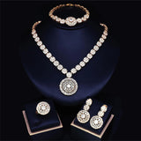 💎 African Majesty Collection – Premium Zirconia Bridal Set