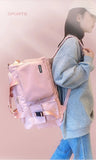 Women's Gym & Travel Bag - Weekend Backpack with Dry/Wet Separation