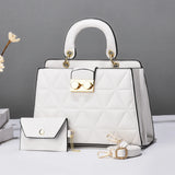 Women's Retro Square Shoulder Bag - Luxury Designer Handbag