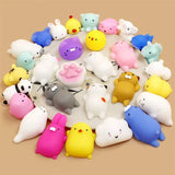 🐻 50 Mochi Plush Toys – Stress Relief Set for Kids