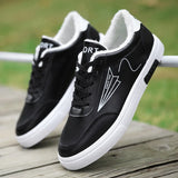 Men’s Casual Sneakers – Lightweight Tennis Walking Shoes with Soft Sole for Autumn and Winter