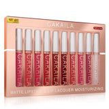 Set of 10 CAKAILA nude matte liquid lipsticks – Luxury Nude Collection 💋