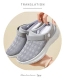 Summer Women's Mesh Slip-On Slippers – Casual & Breathable Half Support Shoes