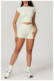 Women's Yoga Set – Crop Top & Leggings Activewear