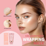 Korean Deep Collagen Peel-Off Mask – Anti-Wrinkle, Lifting & Overnight Skin Care for Women