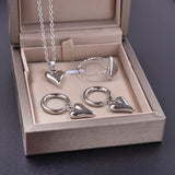 💖✨ Heart Jewelry Set Elegant Love Inspired Accessories for Women