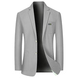 Men's Summer Lightweight Blazer - Breathable Slim Fit Jacket, Business Casual Coat