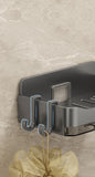 Wall-Mounted Soap Holder Without Drills – 2-in-1 Organizer 🧼