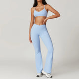 Women's Yoga Set – Crop Top & Leggings Activewear