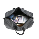 🧳 Large Men's Travel Bag – Classic Black for Shoulder and Hand