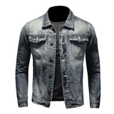 Men's denim jacket autumn/winter casual cotton workwear