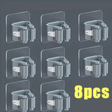 Wall-Mounted Mop and Broom Holder - Waterproof Storage Organizer with Hooks