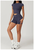 Women's Yoga Set – Crop Top & Leggings Activewear