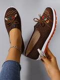 Women’s Summer Breathable Mesh Flats – Casual Sneakers