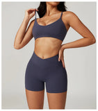 Women's Yoga Set – Crop Top & Leggings Activewear