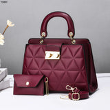 Women's Retro Square Shoulder Bag - Luxury Designer Handbag