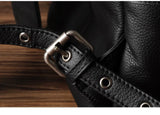 Men's Genuine Leather Backpack, Large Capacity, for School, Travel and Daily Use