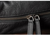 Men's Genuine Leather Backpack, Large Capacity, for School, Travel and Daily Use