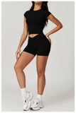 Women's Yoga Set – Crop Top & Leggings Activewear