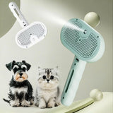 2-in-1 Pet Comb with Spray – Hair Remover + Water Mist for Stress-Free Grooming! ✨🐾