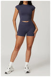 Women's Yoga Set – Crop Top & Leggings Activewear