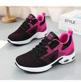 Women's Running Shoes - Breathable Casual Sneakers with Air Cushioning Sole