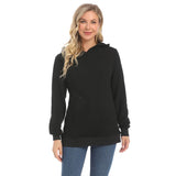 3XL Nursing Maternity Hoodie – Fleece & Front Zipper