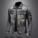 Men's denim jacket autumn/winter casual cotton workwear
