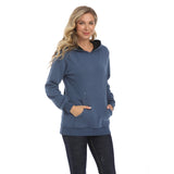 3XL Nursing Maternity Hoodie – Fleece & Front Zipper