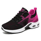 Women's Running Shoes - Breathable Casual Sneakers with Air Cushioning Sole