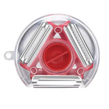 3-in-1 Magic Trio Peeler – Julienne Slicer, Shredder & Vegetable Cutter Tool