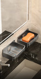 Wall-Mounted Soap Holder Without Drills – 2-in-1 Organizer 🧼