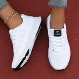 Women's Mesh Breathable Platform Sneakers – Casual Sports Trainers