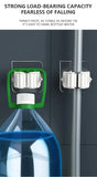 Wall-Mounted Mop and Broom Holder - Waterproof Storage Organizer with Hooks