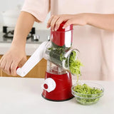 Multifunctional Vegetable Cutter - Manual Rotary Grater