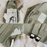 Kawaii Floral Backpack – Cute and Modern for School and Travel