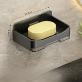 Wall-Mounted Soap Holder Without Drills – 2-in-1 Organizer 🧼