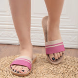 Women’s Summer Indoor Slippers – Lightweight, Anti-Slip Soft Linen Home Shoes