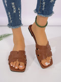 Women’s Casual Flat Sandals – Outdoor Lightweight Slip-On Slippers for Everyday Wear, Stylish & Comfortable