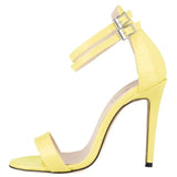 Women’s Summer High Heel Sandals – Classic Buckle Design, Elegant Fairy Style for Prom & Wedding