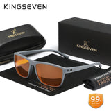 KINGSEVEN New 99% Anti-Blue Ray Glasses Transparent Lens Eyeglasses Men Women Computer Blue Light Blocking Decorative Eyewear