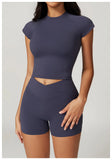 Women's Yoga Set – Crop Top & Leggings Activewear