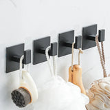 Strong Adhesive Wall Hooks - No Drilling Hangers for Towels, Coats and Clothes for Kitchen, Bathroom and Bedroom