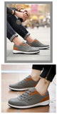 Men’s Leather Sport Sneakers – Breathable, Non-Slip Running & Walking Shoes for Autumn
