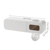 Smart Toothbrush Rack – Wall-Mounted 3-Slot with Dryer & Toothpaste Dispenser